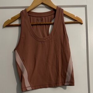 Athleta Mauve Cropped Top